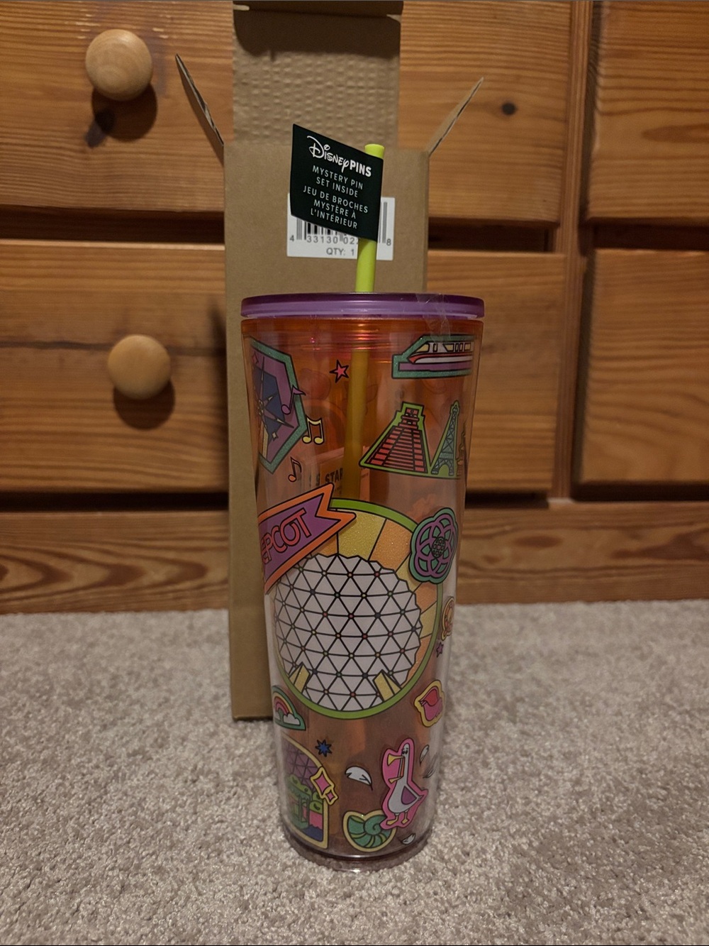 Starbucks Disney Epcot Tumbler